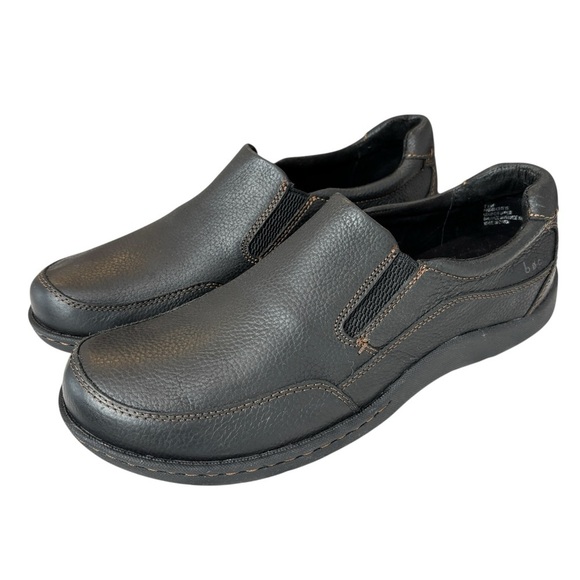 Born BOC Mens Size 11 M Black Leather Slip On Loafer Casual Comfort Shoe main image 4